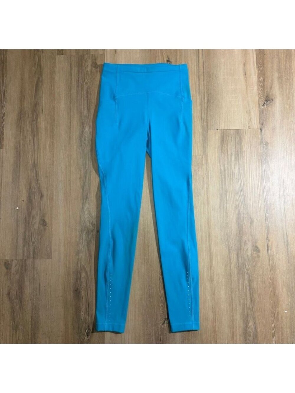 Lululemon Swift Speed Mid Rise Blue Tight Leggings Athletic Athleisure Luxury 4
